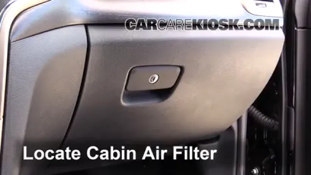 2017 Jeep Grand Cherokee Laredo 3.6L V6 FlexFuel Filtre à air (intérieur) Changement